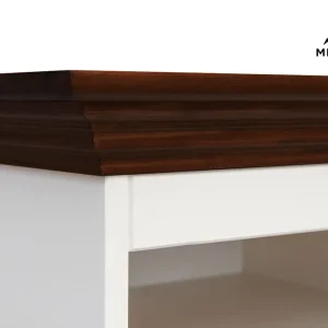Ekspresowa dostawa Komoda TV duża Belluno Elegante biała/orzech