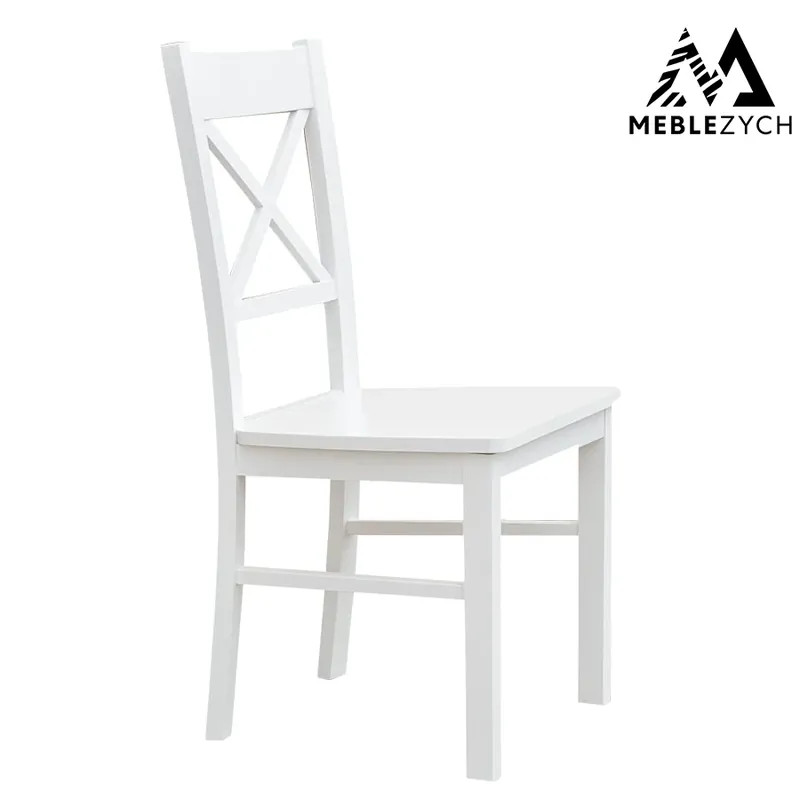 Obniżka ceny Krzesło Belluno Elegante 22 z siedziskiem w kolorze białym