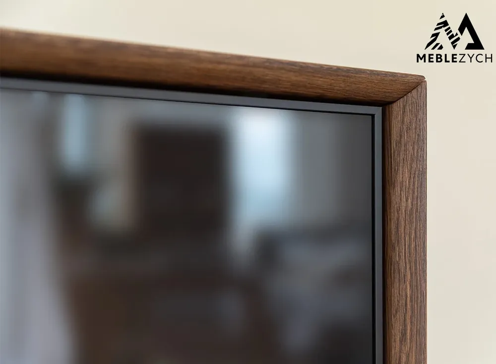 Nowy Regał dębowy duży szklany witryna tabacco Modern Loft