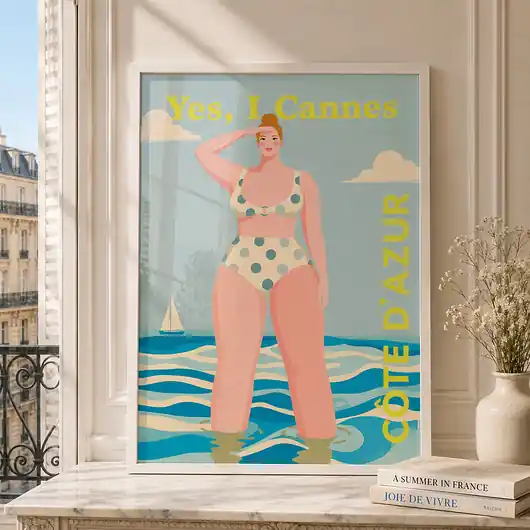 Ekspresowa dostawa Plakat Yes, I Cannes