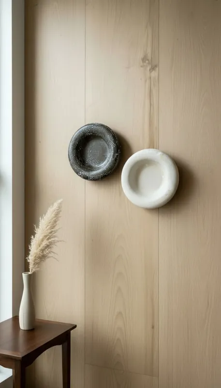 Wyprzedaż Ręcznie robione ceramiczne talerze ścienne, Dekoracja ścienna,wabi-sabi