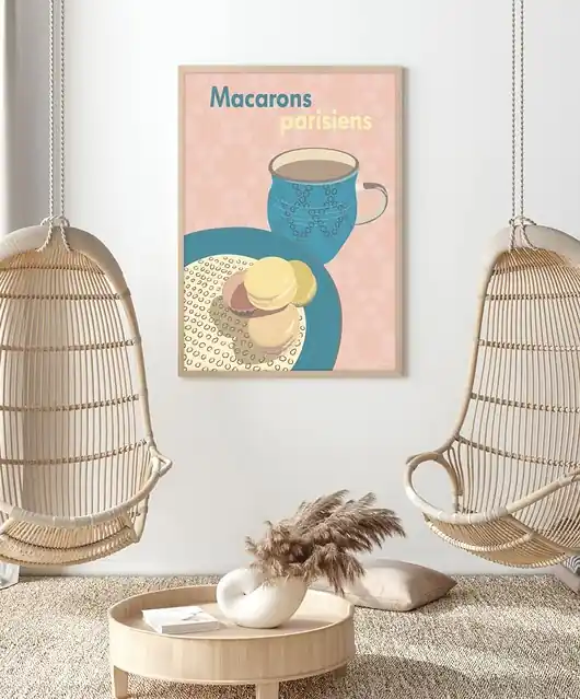 Makaroniki - plakat fine art 50x70 cm Ograniczona ilość