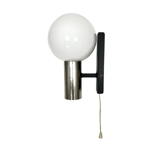 Bezpieczna płatność Kinkiet lampa ścienna AKA Leuchten lata 70. kula space age NRD