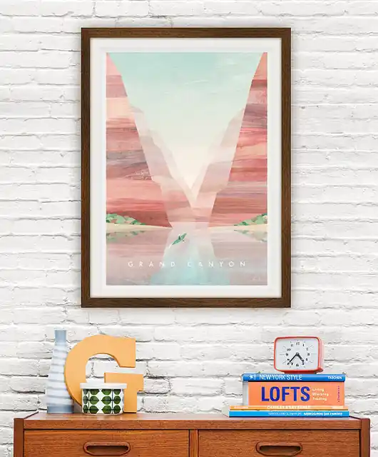 Okazja Wielki Kanion USA - plakat A3 vintage art
