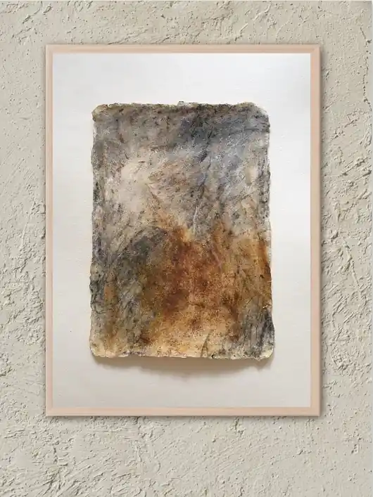 Kup online Abstrakcja wabi sabi nr 04, pigmenty ziemne, akryl