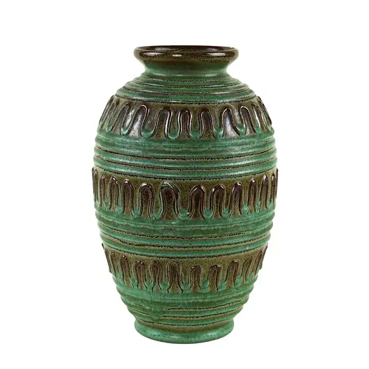 Popularny Wazon ceramiczny, niemiecki design, lata 70, produkcja West Germany