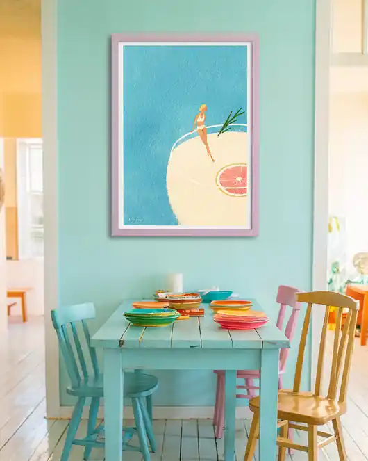 Wakacyjny koktajl - plakat gin & tonic Oferta czasowa