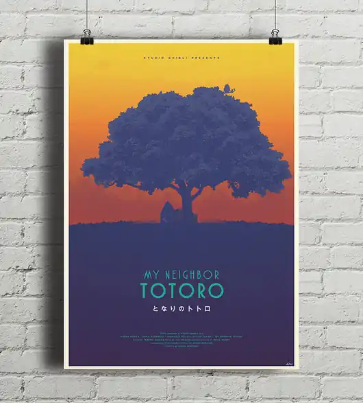 Plakat Totoro - Ghibli Ostatnie sztuki