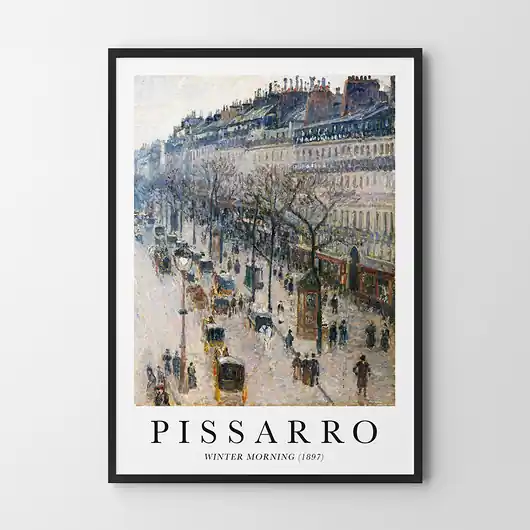 Do wyczerpania zapasów Plakat Pissarro Winter Morning