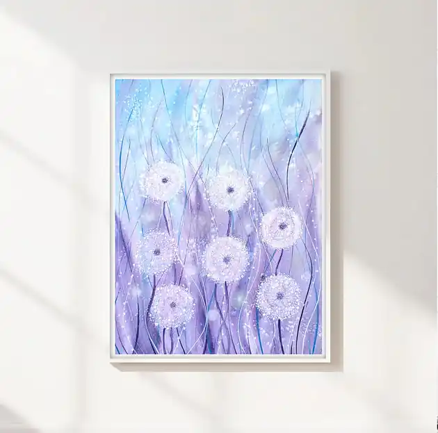 Oryginalna akwarela 30x40cm. Dmuchawce Ostatnie sztuki