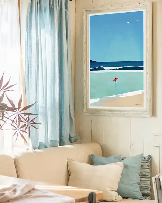 Okazja Plakat surferski - Poranny surfing
