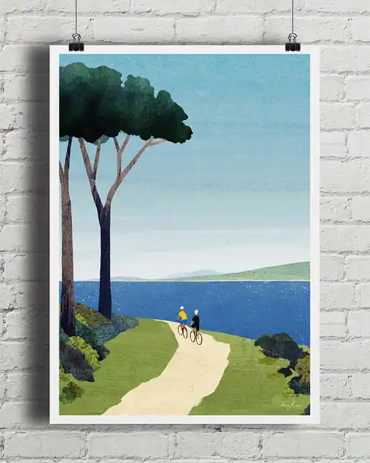 Wybór klientów Przejażdżka rowerowa - plakat fine art
