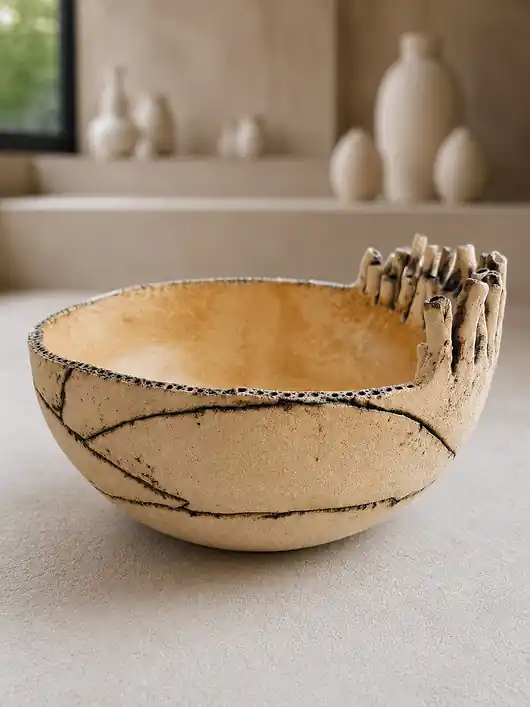Darmowy zwrot Misa ceramiczna "Abyss Bloom"