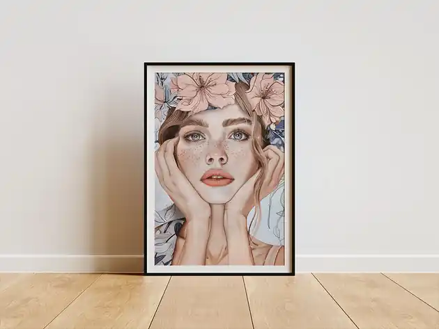 Obniżka ceny Plakat - Zamyślona pieguska