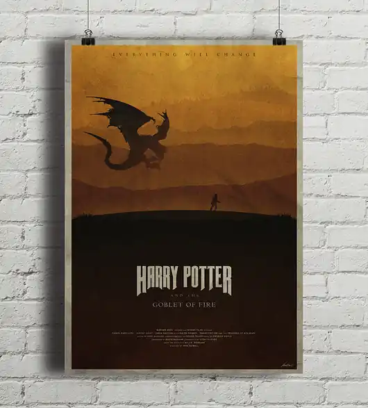 Bezpieczna płatność Plakat Harry Potter i Czara Ognia