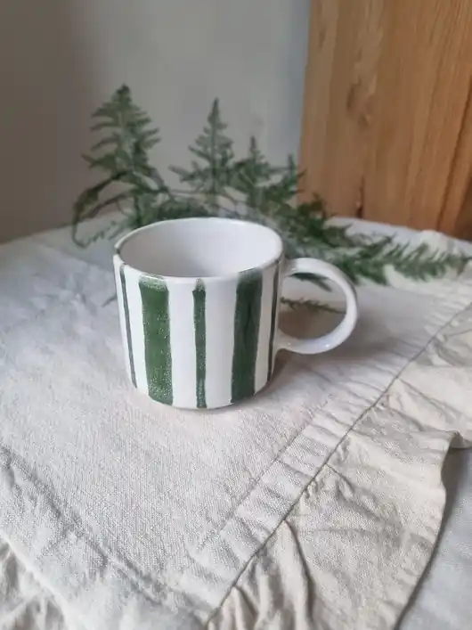 Ostatnie sztuki Kubek ceramiczny PASKI