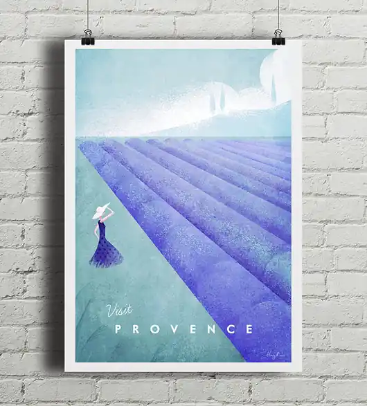 Prowansja - vintage plakat Tylko do końca tygodnia