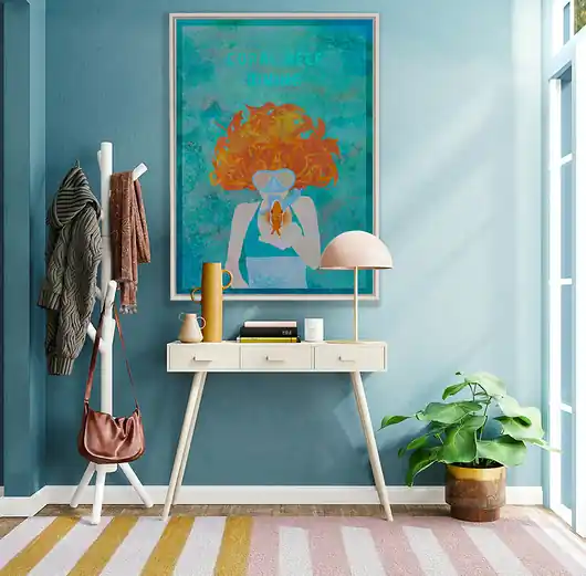 Rafa koralowa - plakat 50x70 cm fine art Bestseller