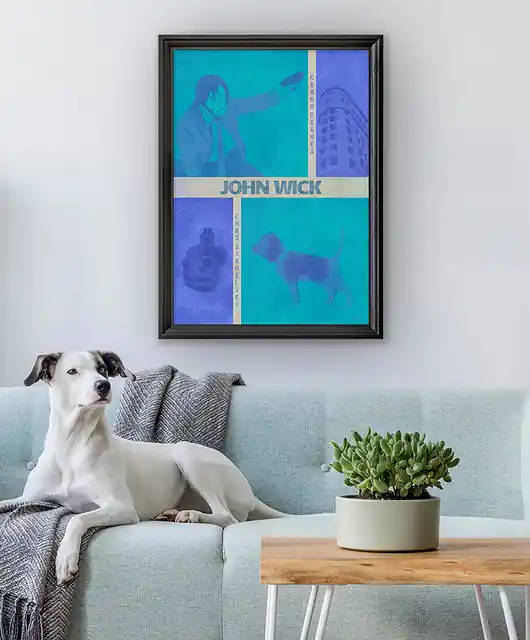 Plakat John Wick - fine art print Taniej