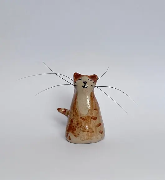 Ceramiczny kot na kocie wąsy wibrysy Kup online