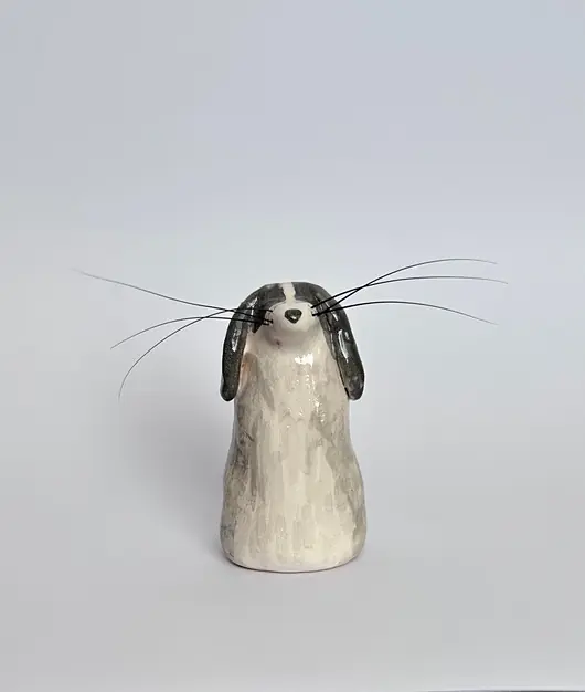 Oferta Ceramiczny piesek na psie wąsy wibrysy