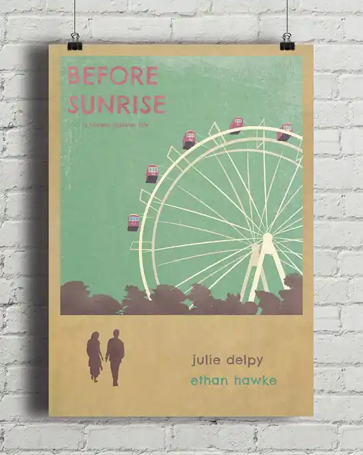 Ograniczona ilość Przed wschodem słońca / Before Sunrise - plakat filmowy