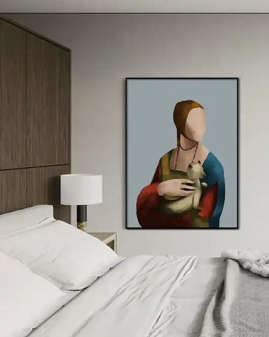 Hit sprzedaży Dama z gronostajem - obraz na płótnie lub plakat