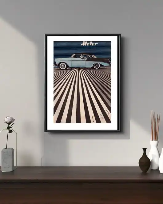 Wybór klientów Plakat Okładka czasopisma Motor z 1957