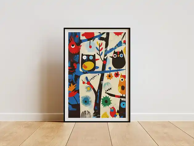 Zniżka Plakat - Forest creatures