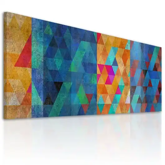 Obraz na płótnie Kolorowe napięcie147x60cm Oferta czasowa