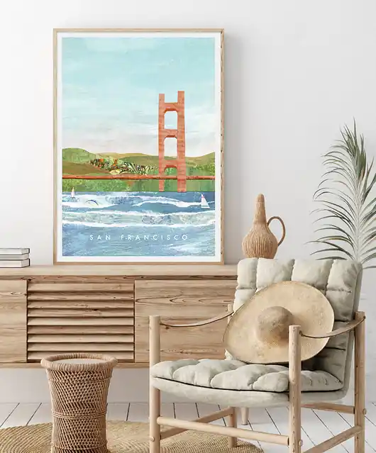 Hit cenowy San Francisco - vintage plakat art giclee
