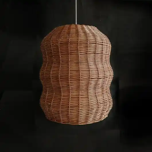 Szybka wysyłka Wiklinowy klosz do lampy wiszącej