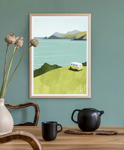 Podróże kamperem - plakat fine art Do wyczerpania zapasów
