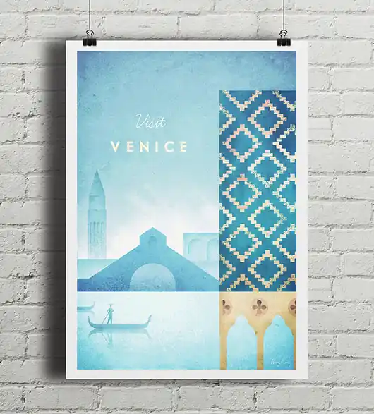 Wenecja - vintage plakat Tylko dziś