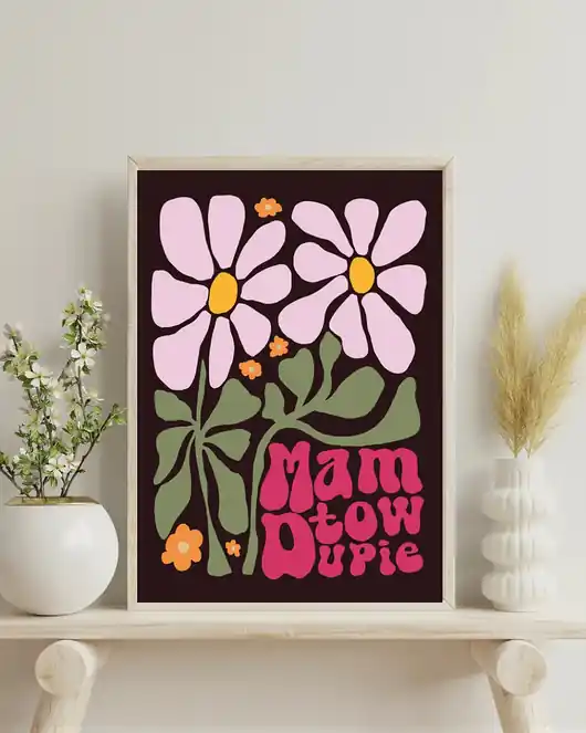 Mam to w dupie Plakat z przekleństwem Niska cena