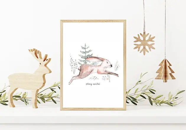Najlepsza cena Plakat. Leśne przygody, zając