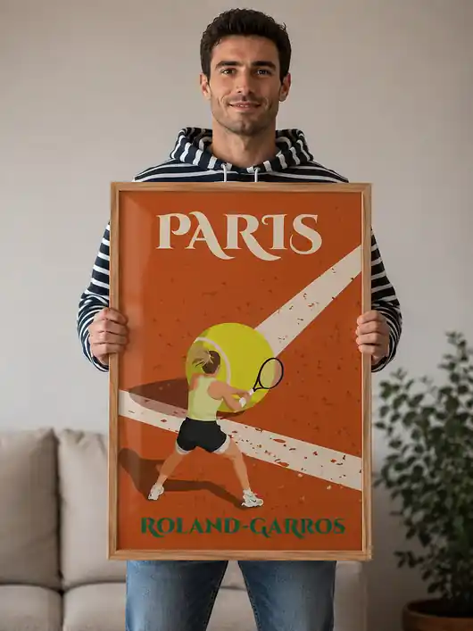 Ekspresowa dostawa Plakat Roland-Garros wariant 2