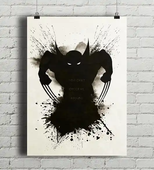 Wolverine - plakat z cytatem Rabat