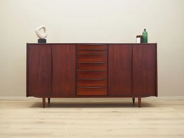 Oferta limitowana Sideboard tekowy, duński design, lata 70, produkcja Dania