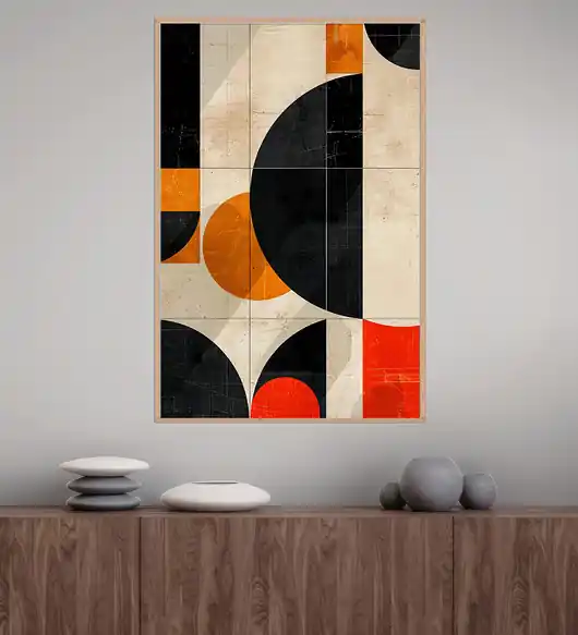 Geometria natury - Plakat, druk - Minimalizm, Boho, Loft GN77 Taniej