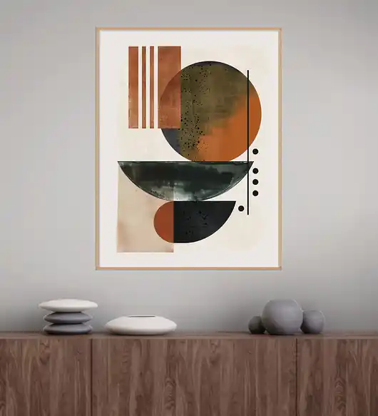 Taniej Geometria natury - Plakat, druk - Minimalizm, Boho, Loft GN76