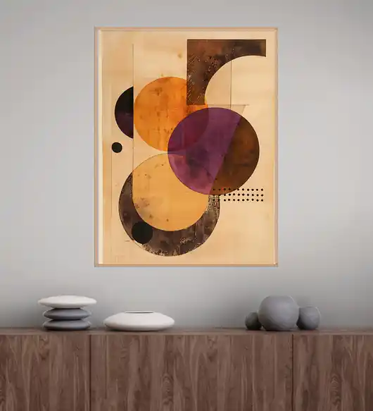 Dodaj do koszyka Geometria natury - Plakat, druk - Minimalizm, Boho, Loft GN72