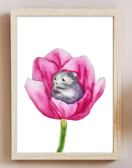 Zniżka Plakat Chomiczek w Tulipanie