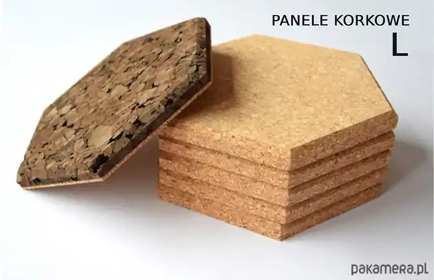 Oferta czasowa L Korek naturalny i brązowy Hexagon