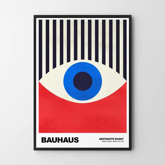 Oferta Plakat Bauhaus Colorful Eye