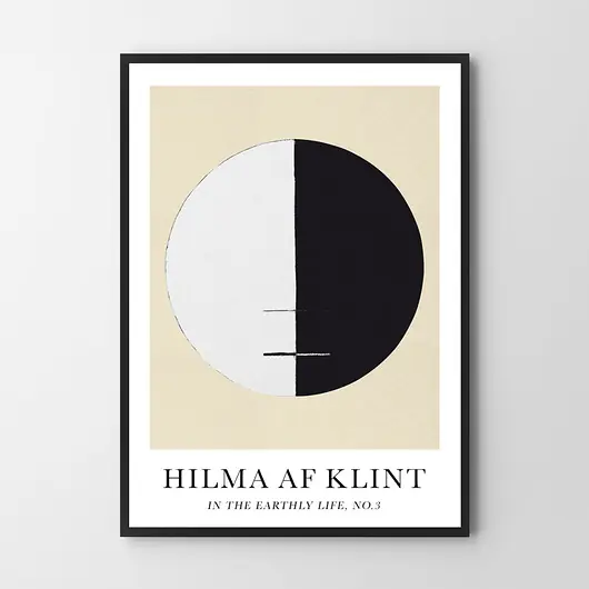 Plakat Hilma af Klint In the earthly life no. 3 Wyprzedaż