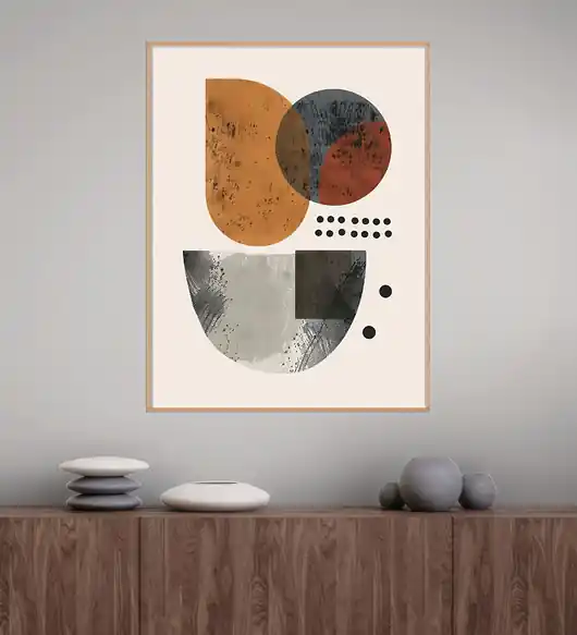 Geometria natury - Plakat, druk - Minimalizm, Boho, Loft GN59 Darmowy zwrot