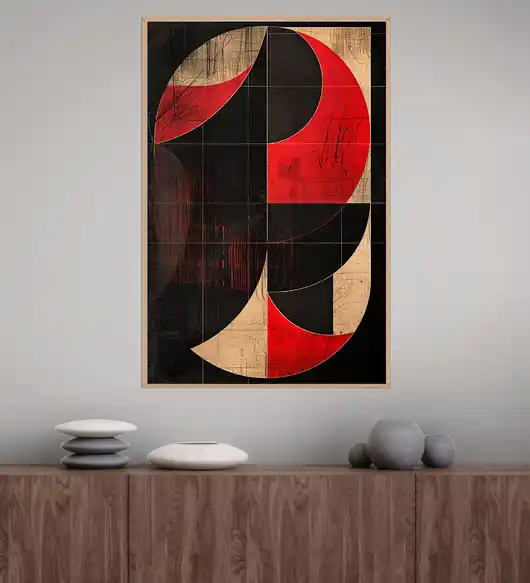 Geometria natury - Plakat, druk - Minimalizm, Boho, Loft GN17 Zniżka