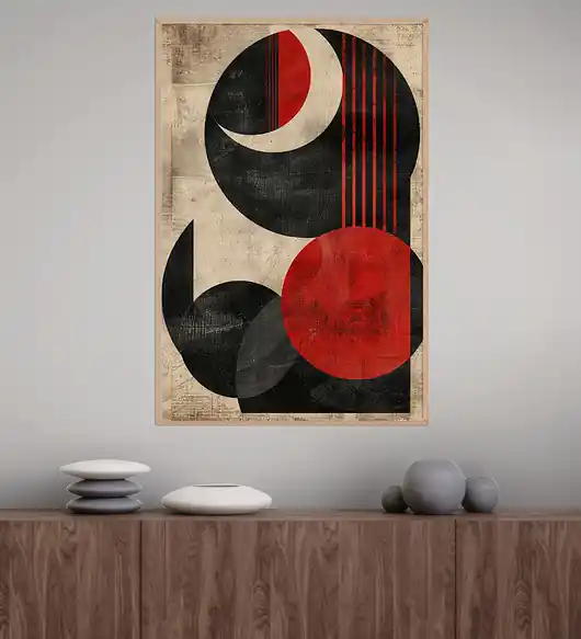 Geometria natury - Plakat, druk - Minimalizm, Boho, Loft GN18 Wysoka jakość