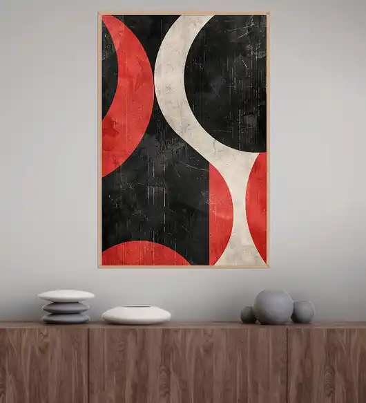 Nie przegap Geometria natury - Plakat, druk - Minimalizm, Boho, Loft GN20